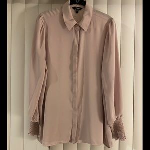 Long sleeve button up blouse
